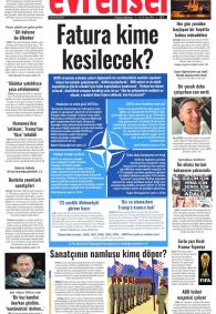 Evrensel Gazetesi Gazete Manşeti